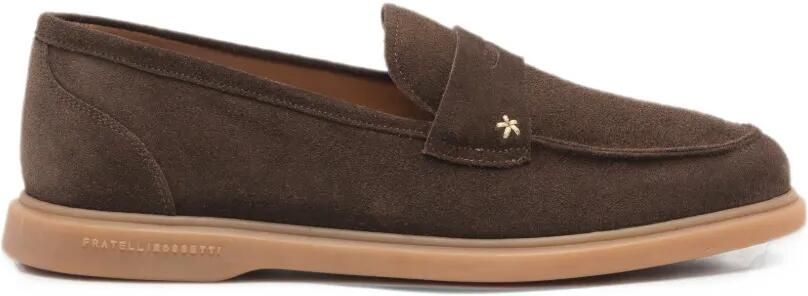Fratelli Rossetti suede slip-on ballet flats Bruin