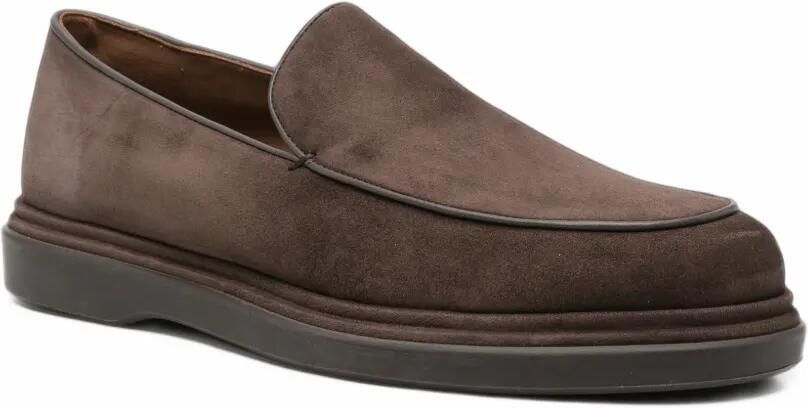 Fratelli Rossetti suede slip-on loafers Bruin - Foto 3
