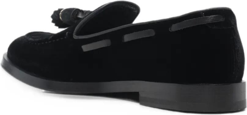 Fratelli Rossetti tassel-detail velvet loafers Zwart - Foto 2