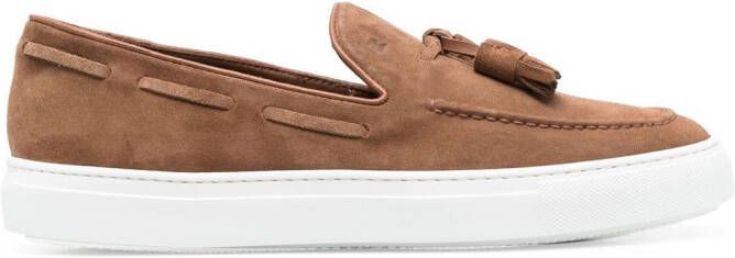 Fratelli Rossetti Leren bootschoenen Bruin