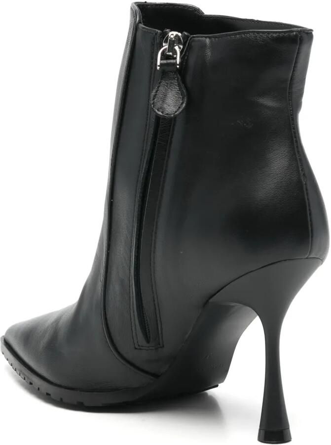 Fratelli Russo pointed-toe ankle boots Zwart - Foto 2