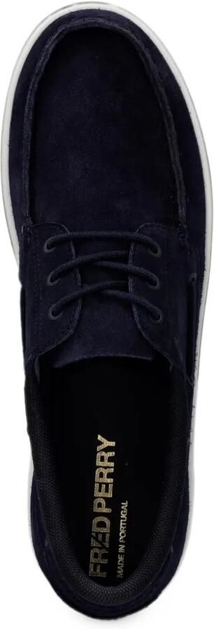Fred Perry Drury lace-up suede boat shoes Blauw - Foto 4