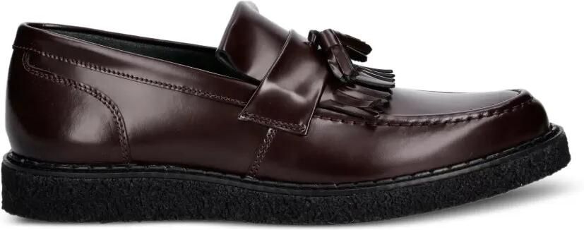 Fred Perry Leren loafers met kwastje Rood - Foto 4