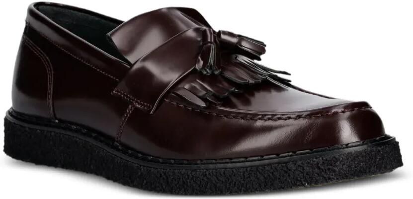 Fred Perry Leren loafers met kwastje Rood - Foto 2
