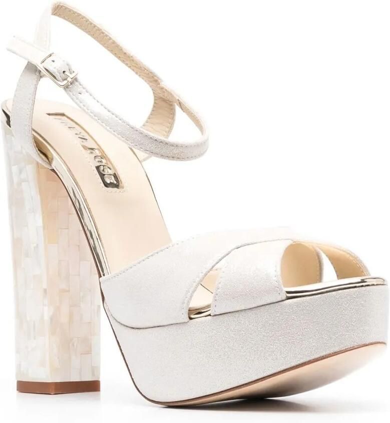 FREYA ROSE Bonnie sandalen van kalfsleer Wit - Foto 3