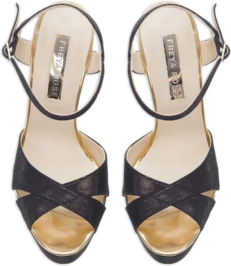 FREYA ROSE Cleopatra sandalen met verfraaide hak Zwart - Foto 2