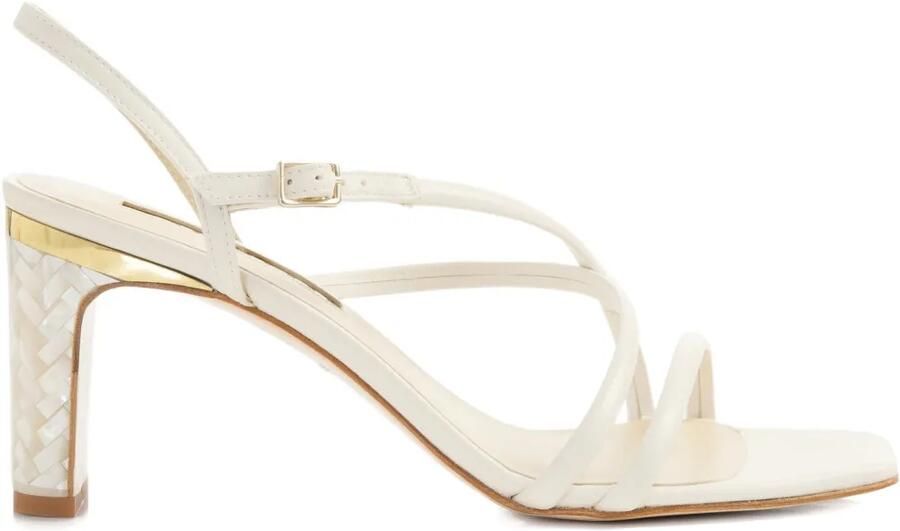 FREYA ROSE Giselle sandalen met hak Wit