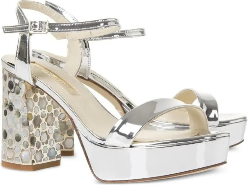 FREYA ROSE Glory sandalen met plateauzool Zilver - Foto 4