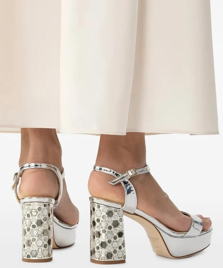 FREYA ROSE Glory sandalen met plateauzool Zilver - Foto 3