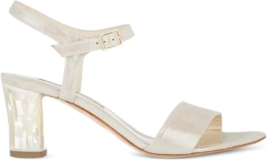 FREYA ROSE Martina sandalen met blokhak Beige