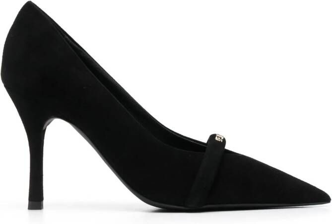 Furla Pumps met logoplakkaat Zwart