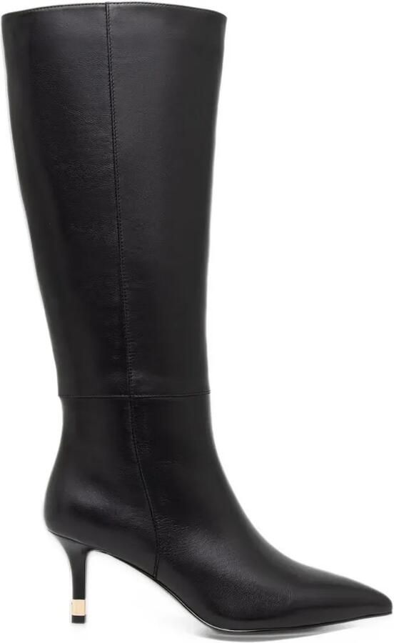Furla Aria pointed-toe knee-high boots Zwart