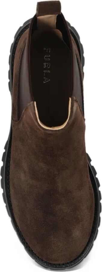 Furla Camden suede ankle boots Bruin - Foto 5