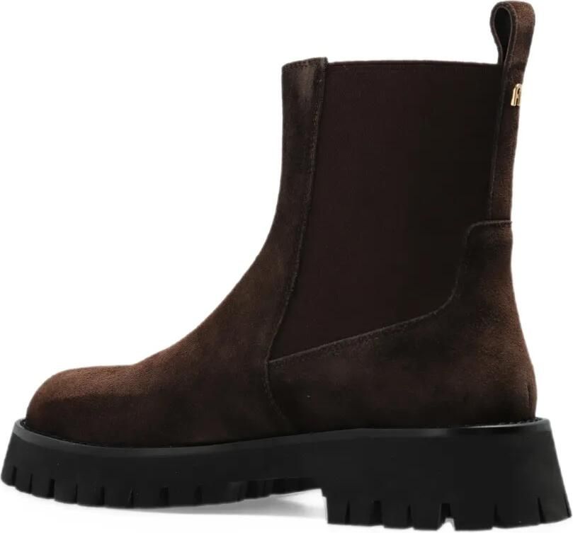 Furla Camden suede ankle boots Bruin - Foto 3