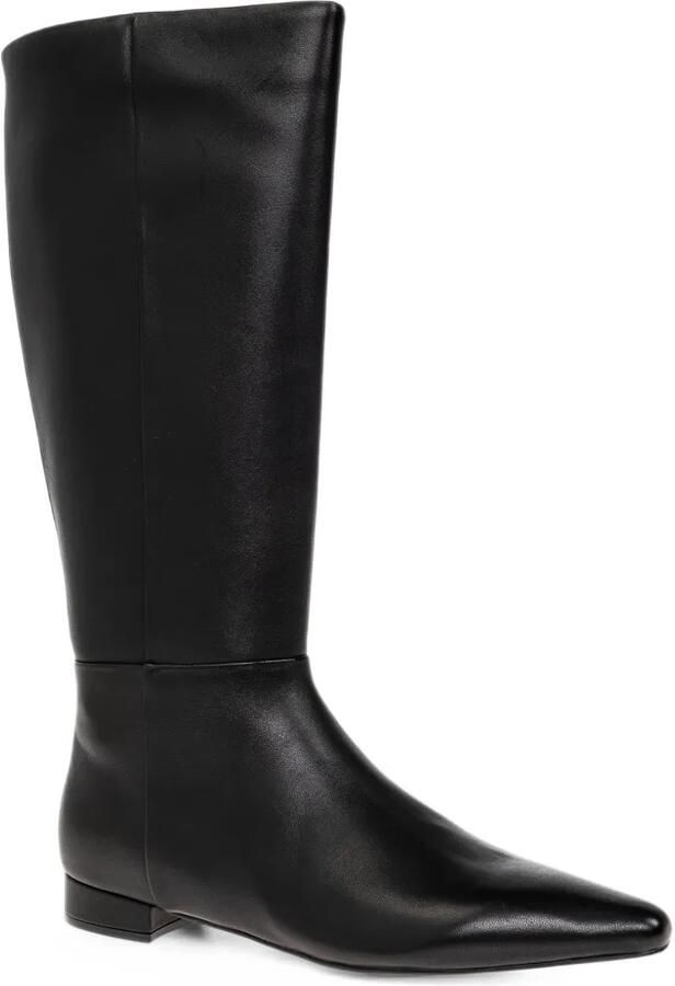 Furla Dora leather boots Zwart
