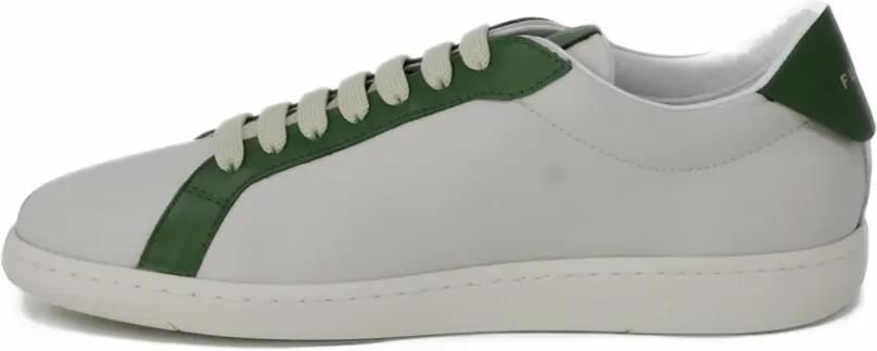 Furla lace-up leather sneakers Grijs - Foto 3