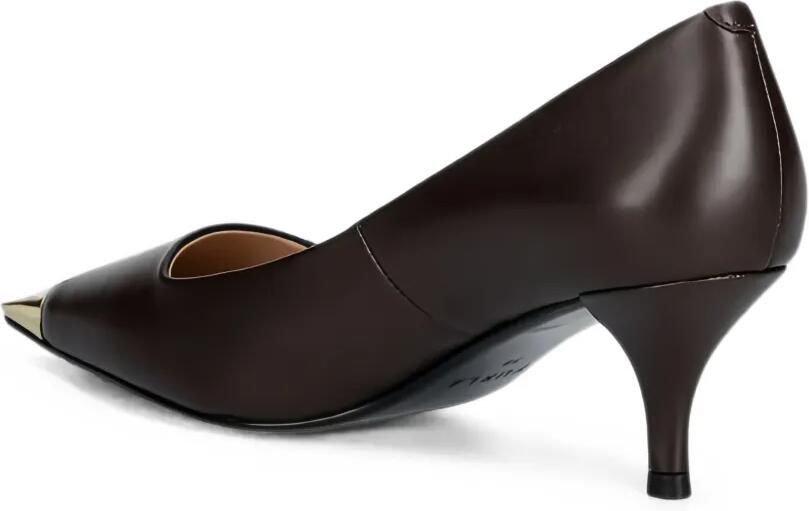 Furla Leren pumps met metalen afwerking Bruin - Foto 2