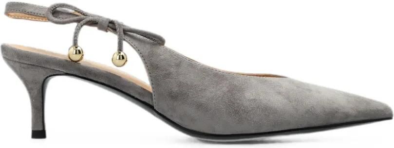 Furla Poppy pumps met strikdetail Grijs