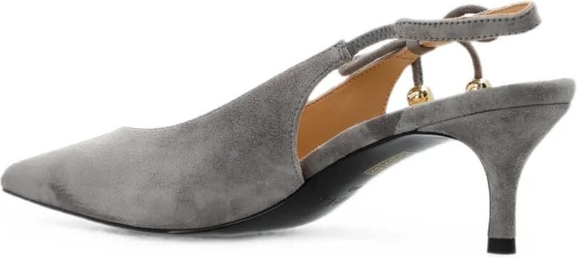 Furla Poppy pumps met strikdetail Grijs - Foto 3