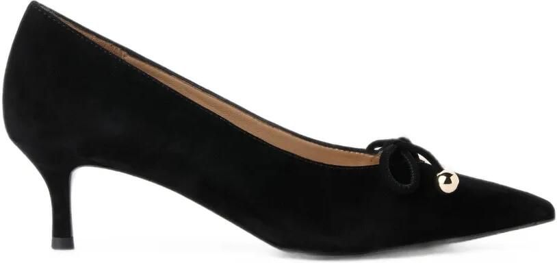 Furla Poppy pumps met strikdetail Zwart