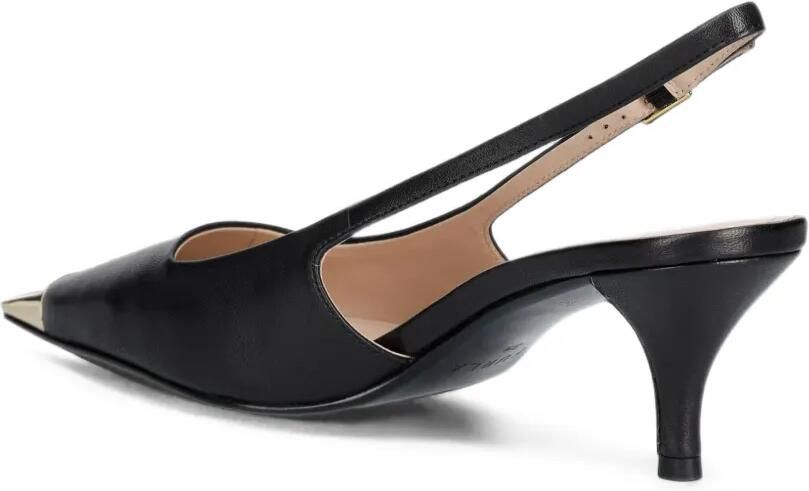 Furla Slingback pumps met metalen neus Zwart - Foto 3