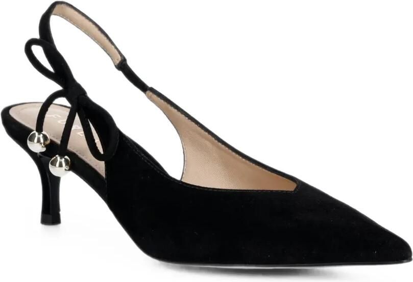 Furla Slingback pumps met strikdetail Zwart - Foto 2