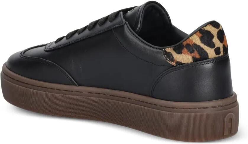 Furla Sneakers met luipaardprint en vlakken Zwart - Foto 2