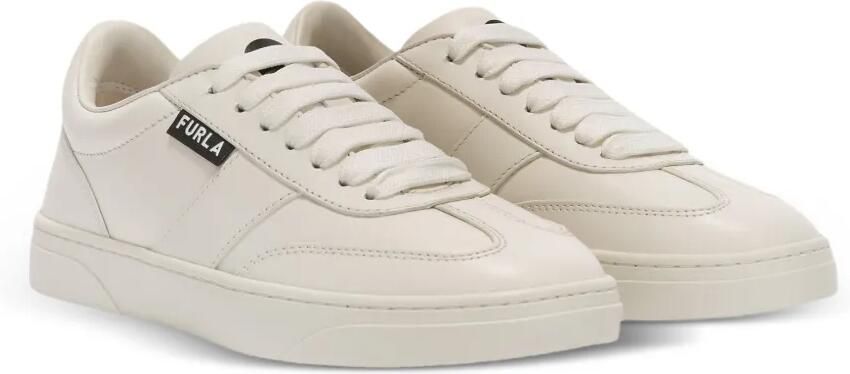 Furla Step leren sneakers Wit - Foto 4