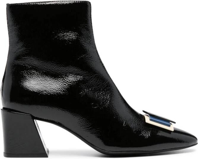 Furla Leren laarzen Zwart