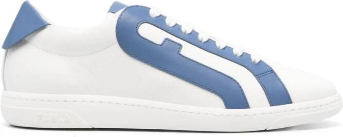 Furla Twist leather sneakers Wit