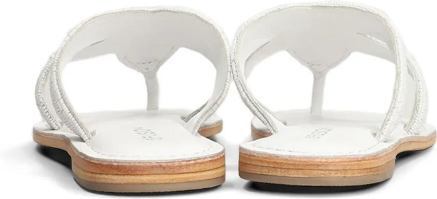 FUSION Sandalen verfraaid met kralen Wit - Foto 4