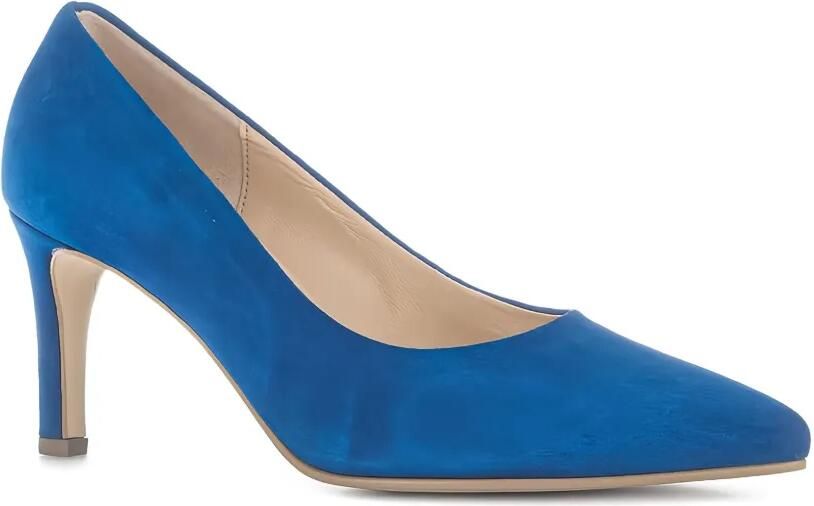 GABOR 70 mm suède pumps met puntige neus Blauw - Foto 2