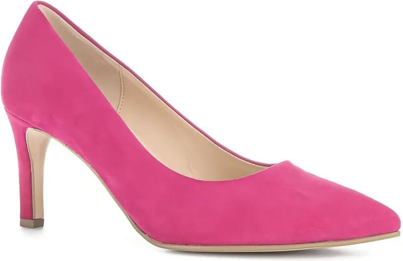 GABOR 70 mm suède pumps met puntige neus Roze - Foto 2
