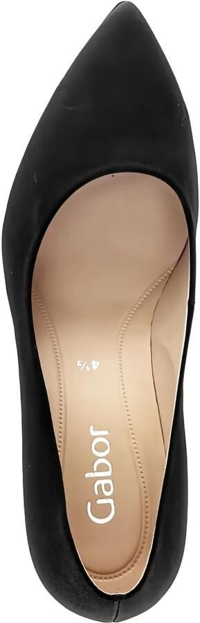 GABOR Glanzende pumps met puntige neus Zwart - Foto 4