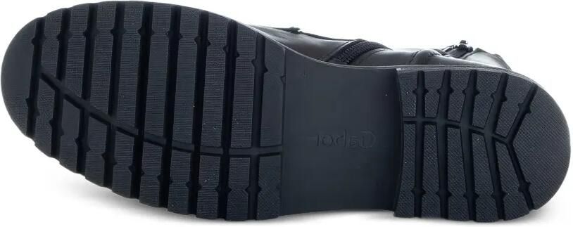 GABOR Leren combat boots Zwart - Foto 4
