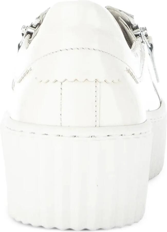 GABOR Low-top sneakers met rits aan de zijkant Wit - Foto 2
