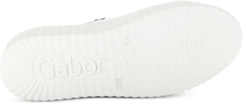 GABOR Low-top sneakers met rits aan de zijkant Wit - Foto 4