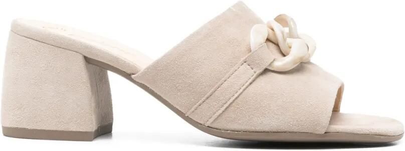 GABOR Muiltjes met ketting Beige
