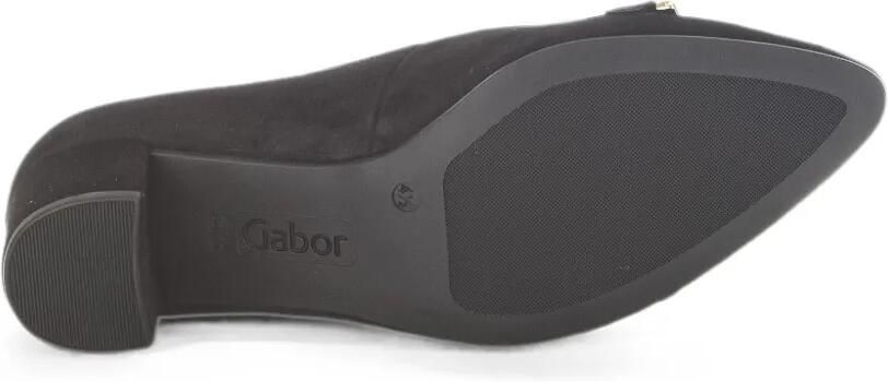 GABOR Pumps met blokhak en geknoopt detail Zwart - Foto 4