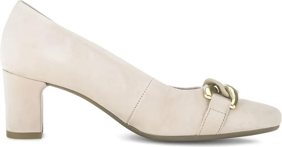 GABOR Pumps verfraaid met ketting Beige