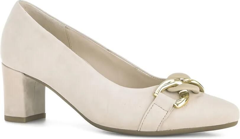 GABOR Pumps verfraaid met ketting Beige - Foto 4