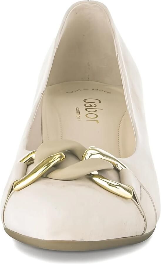 GABOR Pumps verfraaid met ketting Beige - Foto 2