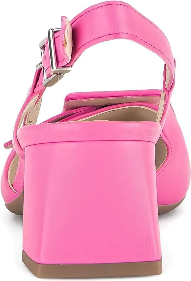 GABOR Slingback pumps met blokhak Roze - Foto 2
