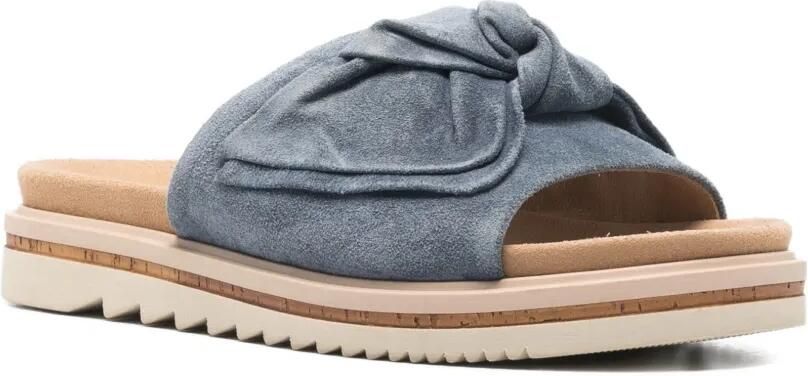 GABOR Suède sandalen Blauw - Foto 4