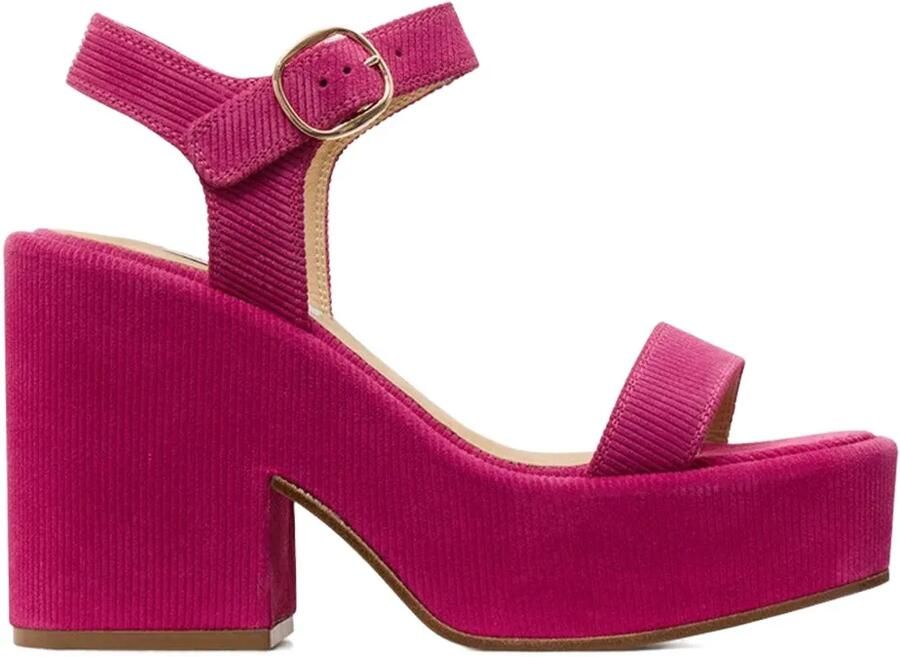 Gabriela Hearst 110 mm Iman sandalen met plateauzool Roze