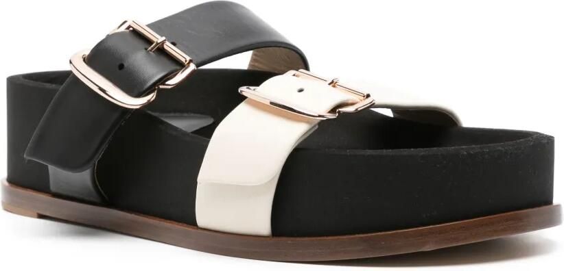 Gabriela Hearst Wren sandalen met plateauzool Zwart - Foto 3