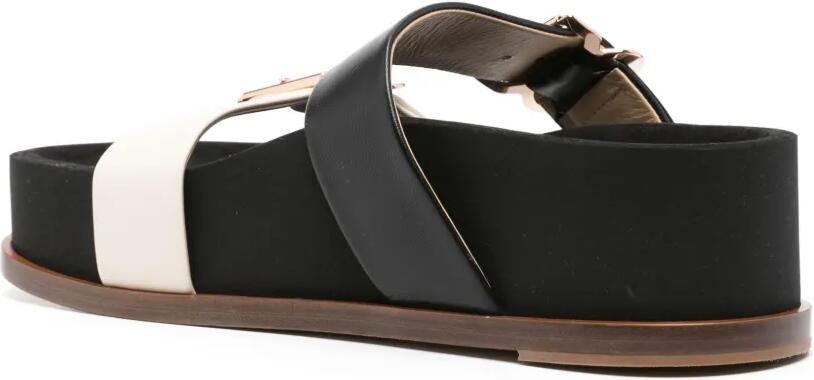 Gabriela Hearst Wren sandalen met plateauzool Zwart - Foto 4