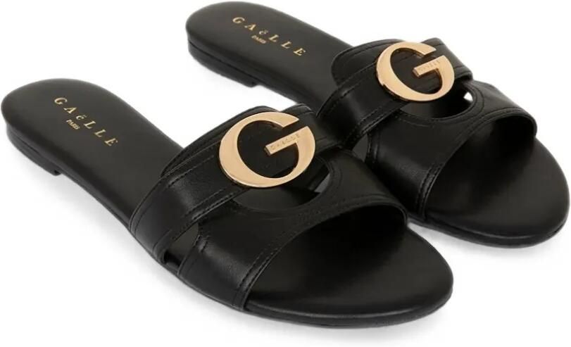 Gaëlle Paris Sandalen met logoplakkaat Zwart - Foto 3