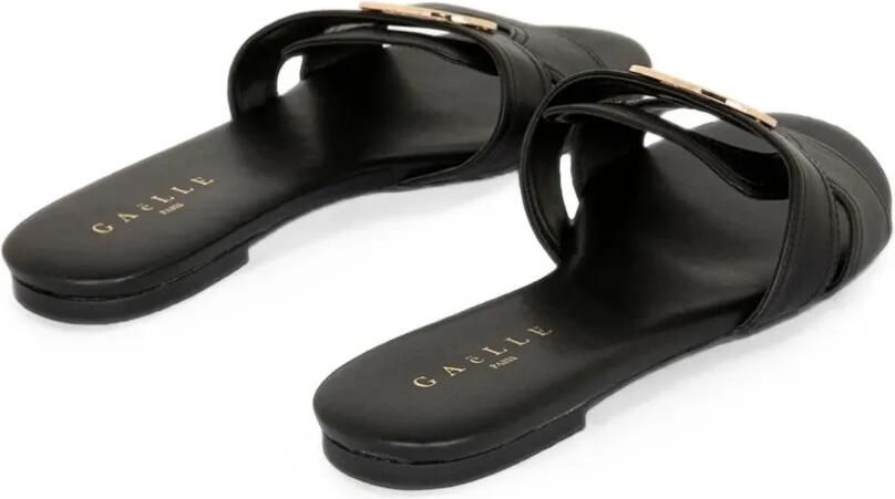 Gaëlle Paris Sandalen met logoplakkaat Zwart - Foto 4