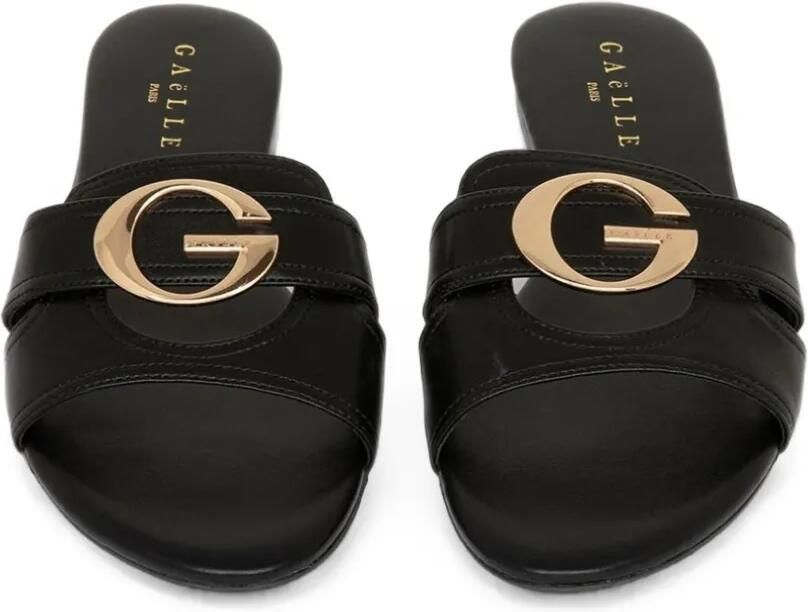 Gaëlle Paris Sandalen met logoplakkaat Zwart - Foto 2